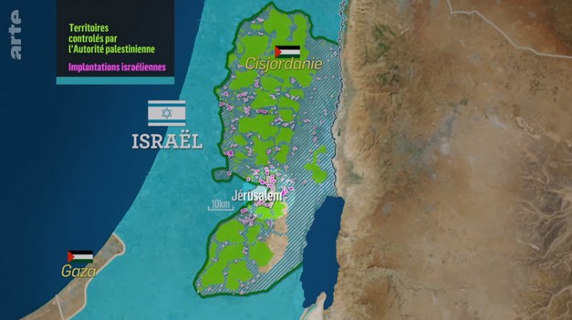 ARTE dessous des cartes ISRAEL PALESTINE 2023 2