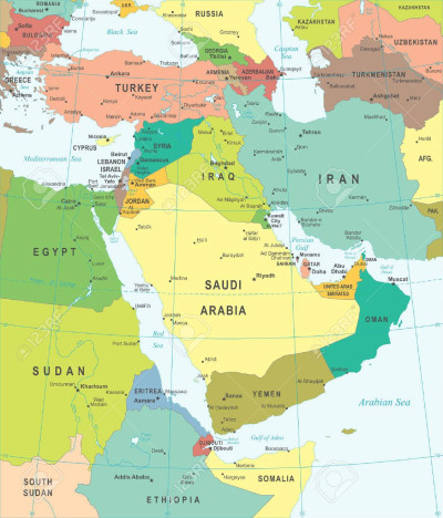 Le Moyen-Orient sur la paume du démon