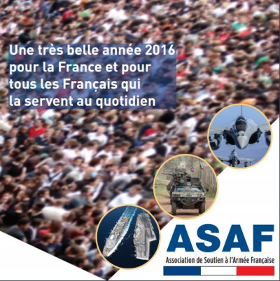 ASAF : Voeux de l'ASAF pour l'année 2016.