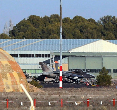 CRASH DU F-16 EN ESPAGNE : deux Alphajet et deux 2000D détruits, deux Rafale endommagés
