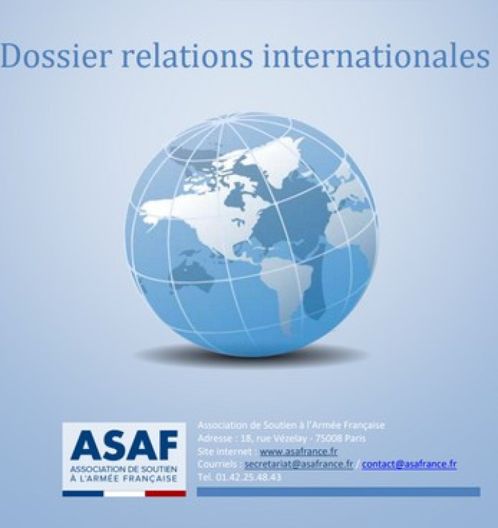 Nouveau dossier ASAF sur les relations internationales à découvrir dès maintenant