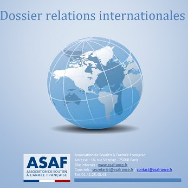 Nouveau dossier ASAF sur les relations internationales à découvrir dès maintenant