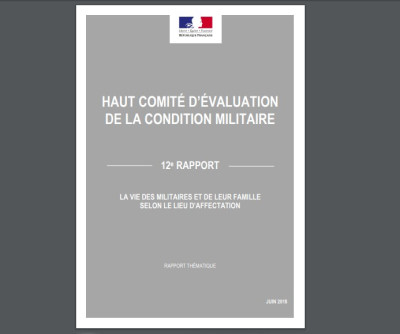 RAPPORT THÉMATIQUE 2018 du Haut-Comité d'évaluation de la condition militaire.
