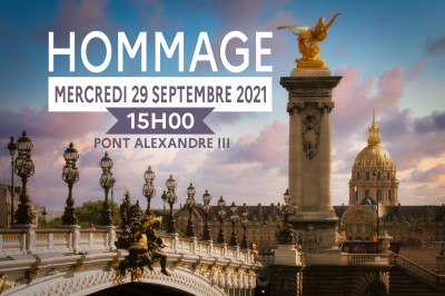 HOMMAGE NATIONAL : Mercredi  29 septembre 2021 à partir de 14h45 sur le Pont Alexandre III au  sergent Maxime BLASCO, mort pour la France au Mali