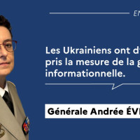 LU. "Lundis de l’IHEDN" – Générale Évrard : « Les Ukrainiens ont d’emblée pris la mesure de la guerre informationnelle » - IHEDN