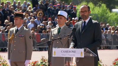 OFFICIEL : Discours de M. Edouard PHILIPPE, Premier ministre, à l'occasion de la cérémonie du 155ème anniversaire du combat de Camerone Aubagne, lundi 30 avril 2018.