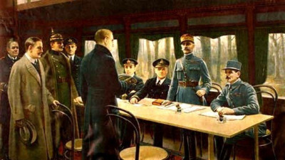 GRANDE GUERRE : La signature de l’Armistice du 11 NOVEMBRE 1918.