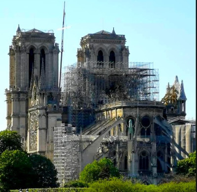 Cathédrale NOTRE-DAME DE PARIS : Audition du général GEORGELIN devant la commission des affaires culturelles à l'Assemblée Nationale