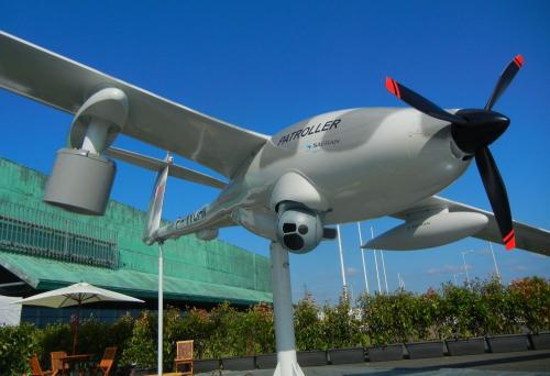 Le drone Patroller est exposé au salon Eurosatory