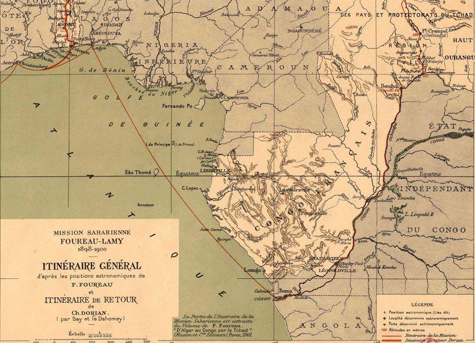 carte cameroun 1900