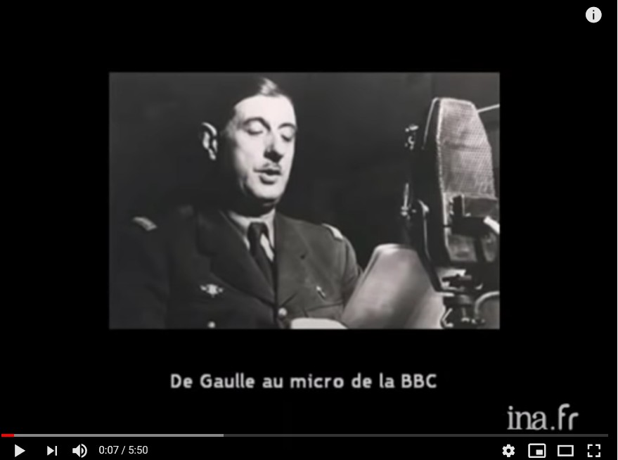 discours ina charles de gaulle 18JUIN1940