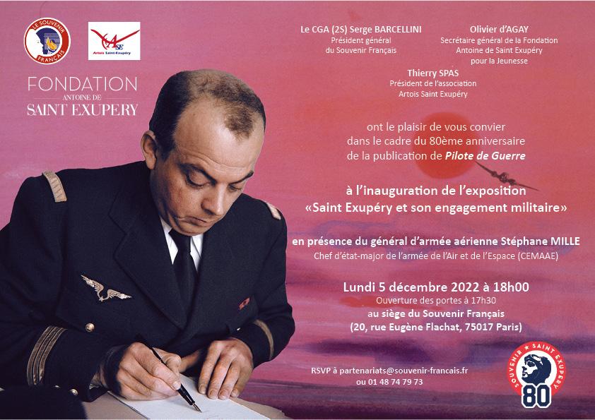 fondation antoine de saint exupery invitation inaugueation expo