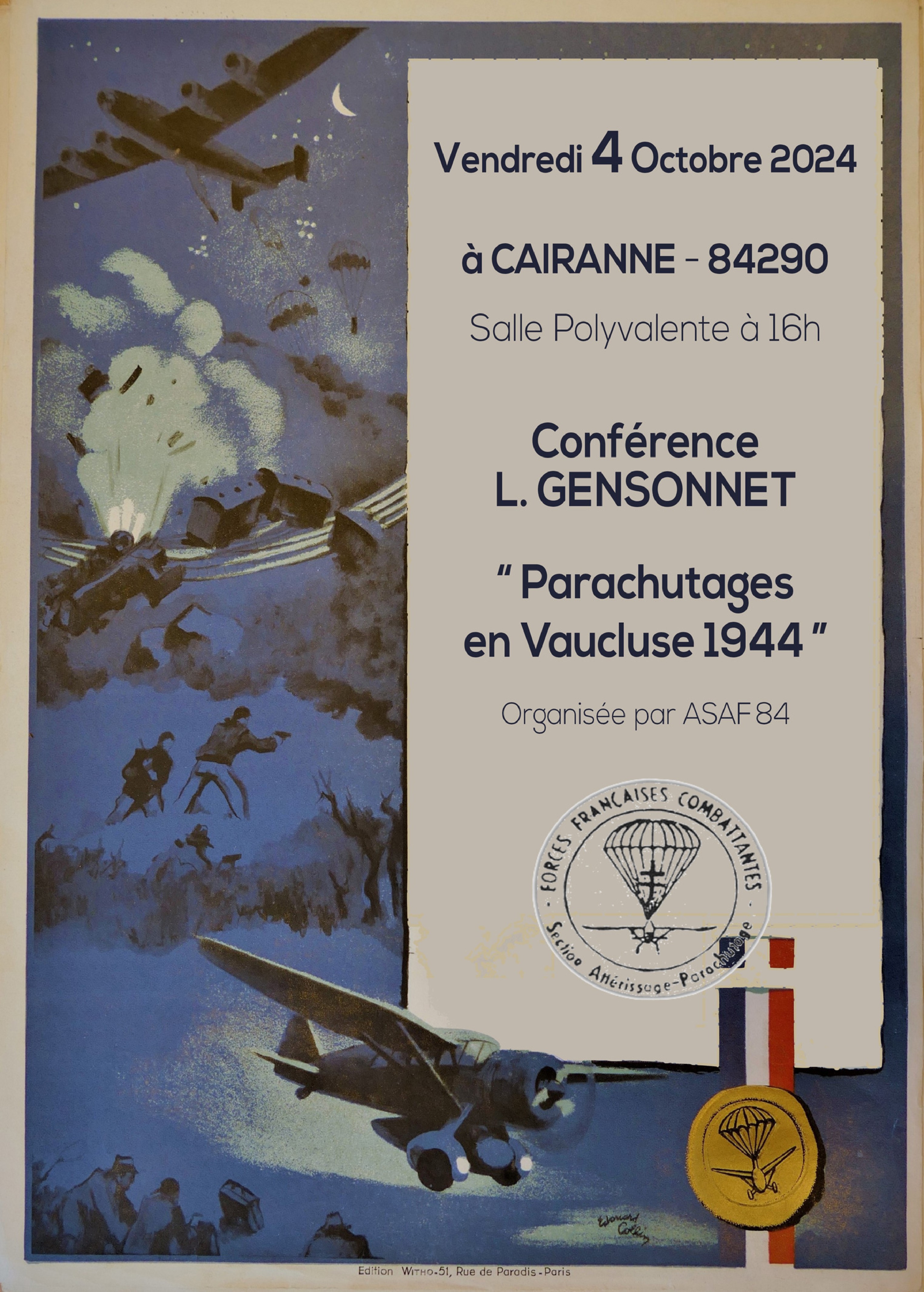 Conférence ASAF 84