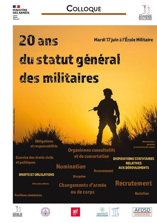 colloque 20 ans du statut militaire