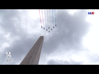 14 juillet - National Day - Défilé des Armées de la France
Images capture écran TF1 
